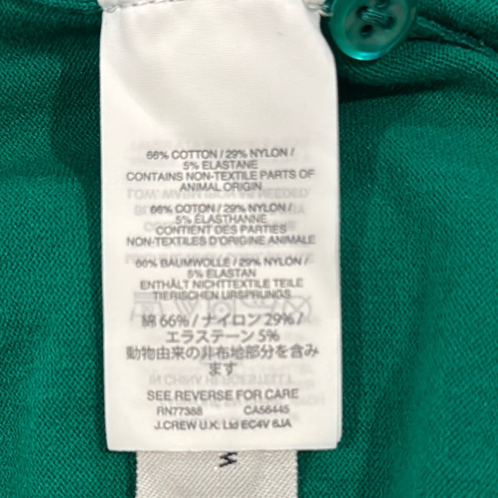 WUC JCrew Green Button-Up Cardigan - Picture 4 of 5